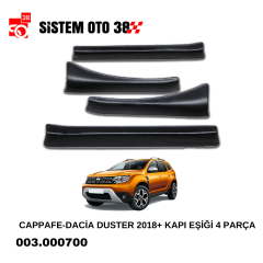 CAPPAFE-DACİA DUSTER 2018+ KAPI EŞİĞİ 4 PARÇA |  | ARAÇ DIŞI AKSESUARLAR
