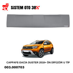 CAPPAFE-DACİA DUSTER 2018+ ÖN DİFÜZÖR U TİP |  | ARAÇ DIŞI AKSESUARLAR