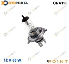 FAR AMPUL NORMAL 12V 55W P43T TIRNAKLI H4