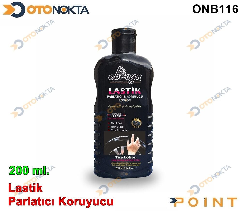 BAKIM URUNU LASTIK PARLATICI LOSYONU 200ML EBRAYN