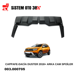 CAPPAFE-DACİA DUSTER 2018+ ARKA CAM SPOİLER |  | ARAÇ DIŞI AKSESUARLAR
