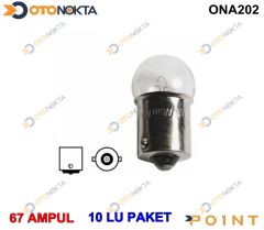 AMPUL 67 DUY BEYAZ 12V-5W 2208 OSC