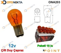 AMPUL 1016 TURUNCU 12V 21/5W 2207 OSC