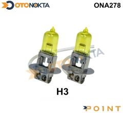 FAR AMPULU HALOJEN LIMON SARI H3 12V SNT