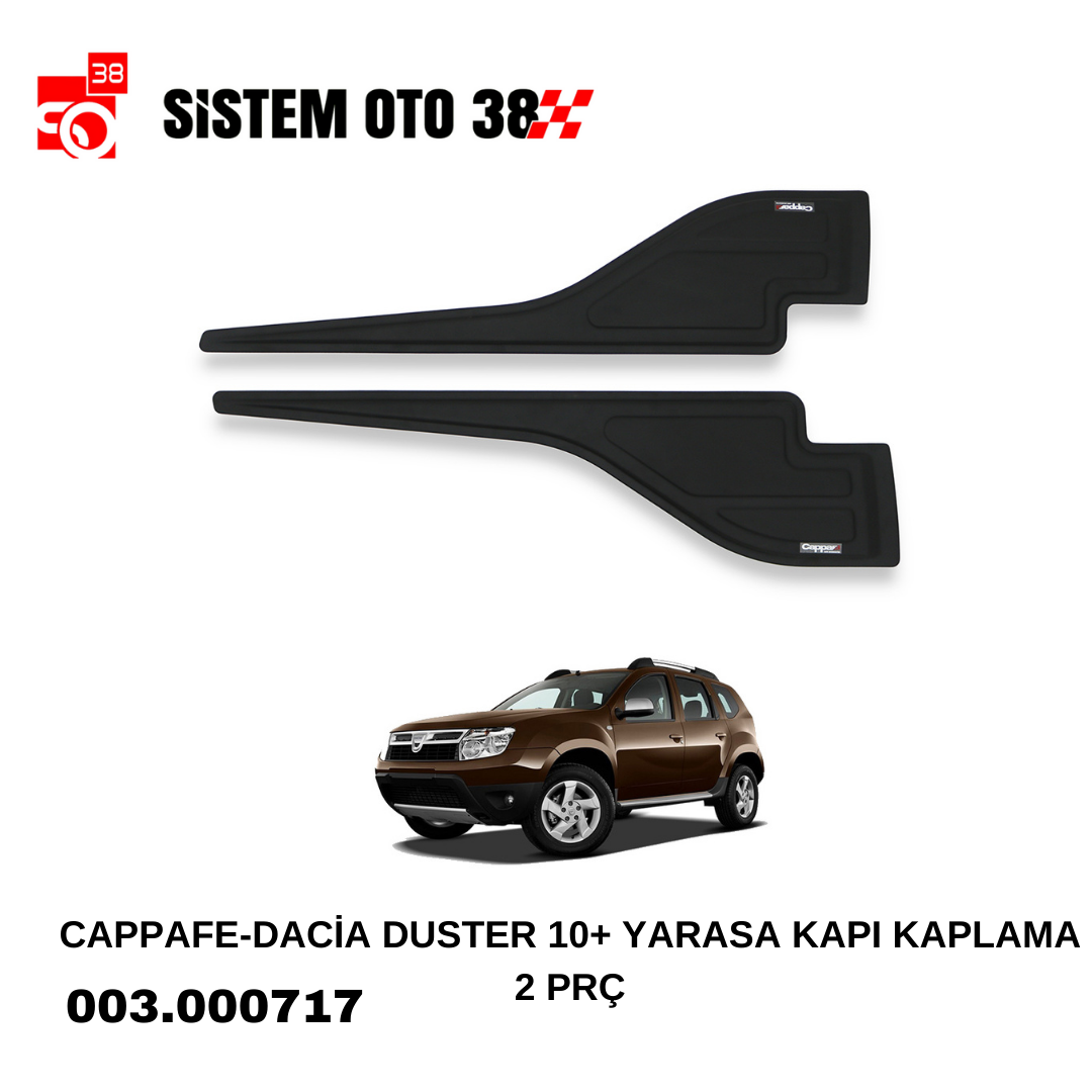 CAPPAFE-DACİA DUSTER 10+ YARASA KAPI KAPLAMA 2 PRÇ |  | ARAÇ DIŞI AKSESUARLAR