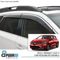 2012+ RENAULT CLIO 4 CAM RUZGARLIGI KROMLU