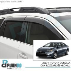 2013+  TOYOTA COROLLA CAM RUZGARLIGI KROMLU