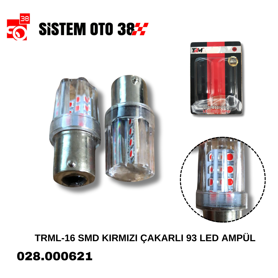 TRML-16 SMD KIRMIZI ÇAKARLI 93 AMPÜL |  | LED AYDINLATMA GRUBU