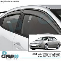 2001-2007 TOYOTA COROLLA CAM RUZGARLIGI 4PCS