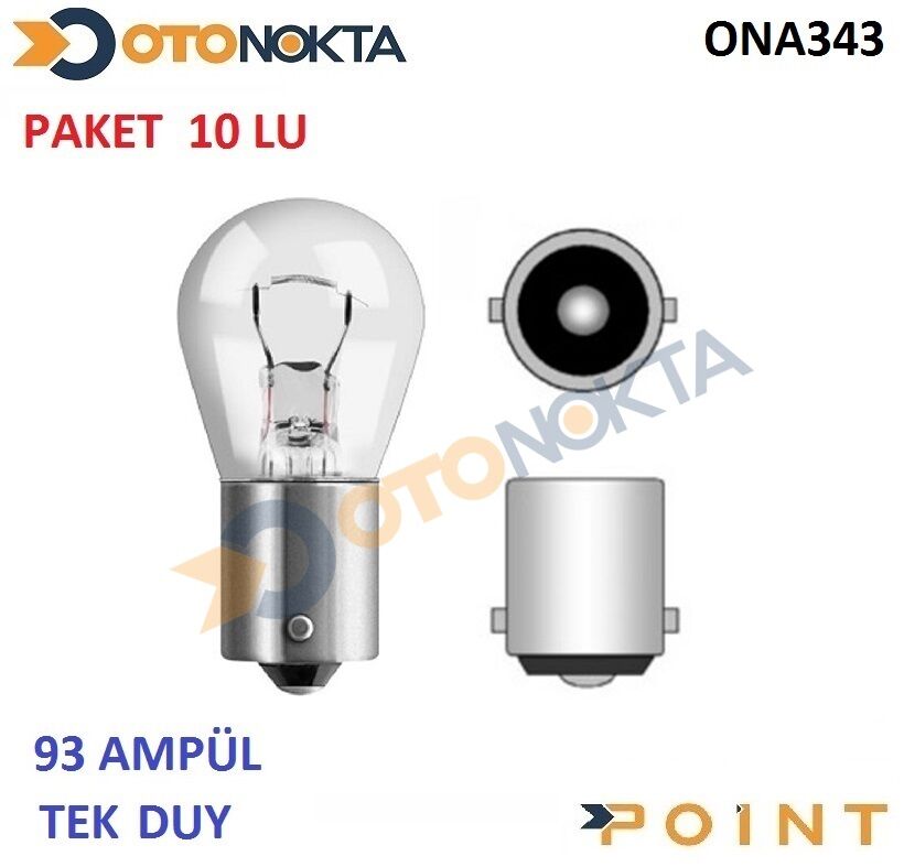 AMPUL 93 TEK DUY 12V 21W 2202