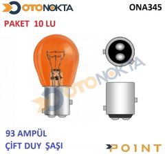 AMPUL 1016 YAKIN TIRNAK TURUNCU 12V 21/4W 2204