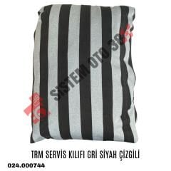 TRM SERVİS KILIFI GRİ SİYAH ÇİZGİLİ |  | KOLTUK KILIF VE MİNDER