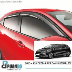 2013+ KIA CEED 4 PCS CAM RUZGARLIGI