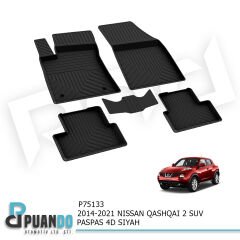 2014-2021 NISSAN QASHQAI 2 SUV PASPAS 4D SIYAH
