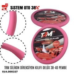 TRM SİLİKON DİREKSİYON KILIFI DELÜX 38-40 PEMBE |  | DİREKSİYON KILIFLARI