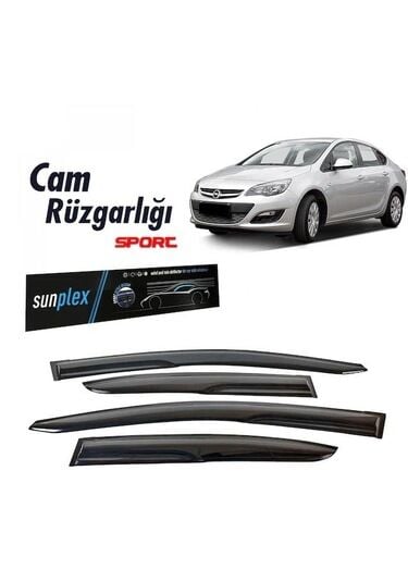 OPEL ASTRA J 2010-2015 CAM RÜZGARLIĞI 4LÜ | SUNPLEX
