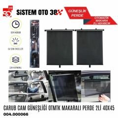 CARUB CAM GÜNEŞLİĞİ OTMTK MAKARALI PERDE 2Lİ 40X45 |  | ARAÇ İÇİ AKSESUARLAR
