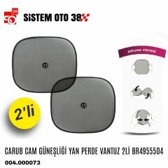 CARUB CAM GÜNEŞLİĞİ YAN PERDE VANTUZ 2Lİ BR4955504 |  | ARAÇ İÇİ AKSESUARLAR