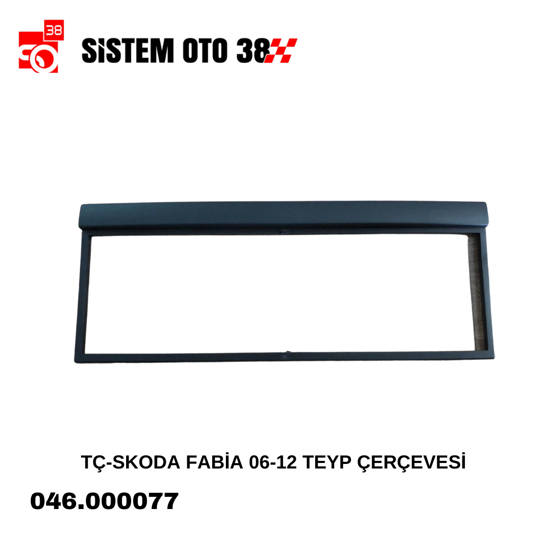 TÇ-SKODA FABİA 06-12  TEYP ÇERÇEVESİ |  | TEYP ÇERÇEVELERİ