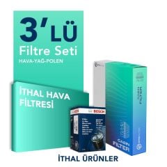 Volkswagen Tiguan 1.6 Dizel Filtre Bakım Seti (2016-2019) 3 Lü