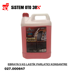 EBRAYN 5 KG LASTİK PARLATICI |  | KOZMETİK GRUBU