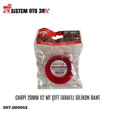 CARPİ 20MM X2 MT ÇİFT TARAFLI SİLİKON BANT |  | BANTLAR VE YAPIŞTIRICILA