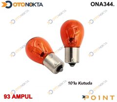 AMPUL 93 TEK DUY TURUNCU 12V 21W 2203