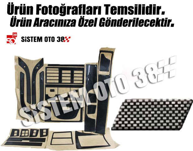 NİSSAN PİCKUP 99-06 13 PARÇA KARBON KAPLAMA |  | ARAÇ İÇİ KAPLAMALAR