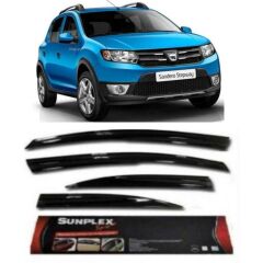DACIA SANDERO 21-23  STEPWAY MUGEN CAM RÜZGARLI ÖN-ARKA | SUNPLEX