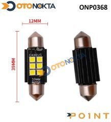 SOFIT AMPUL 12V 6 LED 39MM CANBUS BEYAZ POINT