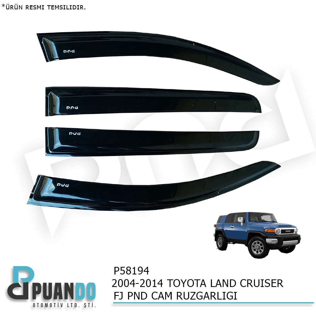 2004-2014 TOYOTA LAND CRUISER FJ PND CAM RUZGARLIG