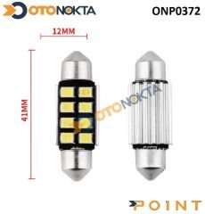 SOFIT AMPUL 12V 8 LED 41MM CANBUS BEYAZ POINT