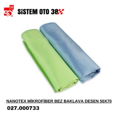 NANOTEX MİKROFİBER ECO-57 BEZ BAKLAVA DESEN 50X70 |  | KOZMETİK GRUBU
