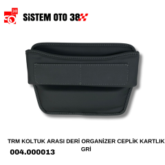 TRM KOLTUK ARASI DERİ ORGANİZER CEPLİK KARTLIK GRİ |  | ARAÇ İÇİ AKSESUARLAR