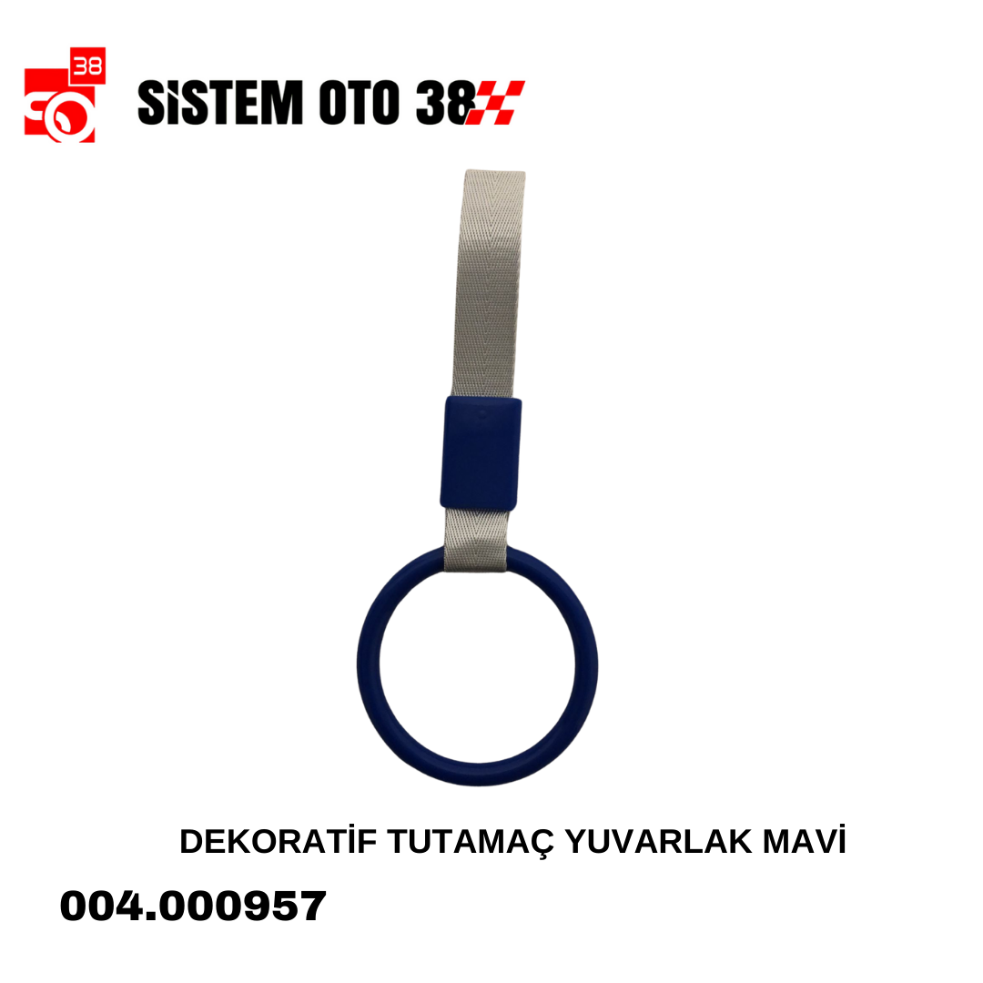 DEKORATİF TUTAMAÇ YUVARLAK MAVİ |  | ARAÇ İÇİ AKSESUARLAR