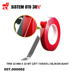 TRM 10 MM X 10 MT ÇİFT TARAFLI SİLİKON BANT |  | BANTLAR VE YAPIŞTIRICILA