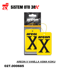 AREON X VANİLLA SARI SİYAH ASMA KOKU |  | KOZMETİK GRUBU