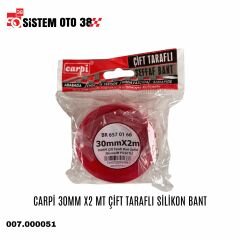 CARPİ 30MM X2 MT ÇİFT TARAFLI SİLİKON BANT |  | BANTLAR VE YAPIŞTIRICILA