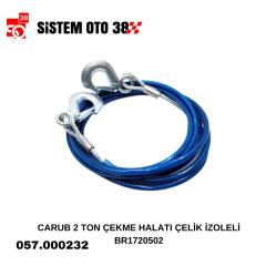 CARUB 2 TON ÇEKME HALATI ÇELİK İZOLELİ BR1720502 |  | MUHTELİF ÜRÜNLER