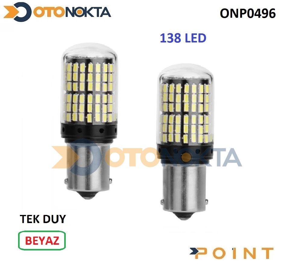 AMPUL STOP 93 TEK DUY 144 LED BEYAZ POINT