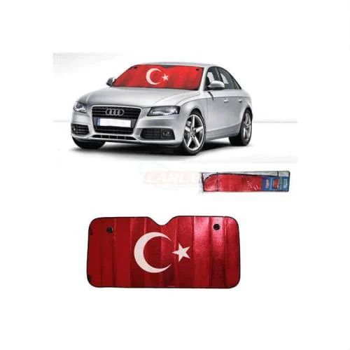CARUB METALİZE GÜNEŞLİK TÜRK BAYRAĞI STANDART BOY |  | ARAÇ İÇİ AKSESUARLAR