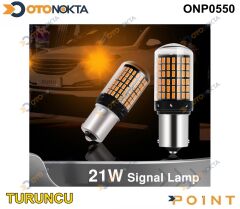 AMPUL STOP 93 TEK DUY 144 LED TURUNCU POINT