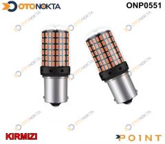 AMPUL STOP 93 TEK DUY 144 LED KIRMIZI POINT