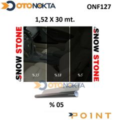 CAM FILMI 152X30MT SUPER DARK BLACK %05 SNOW STONE