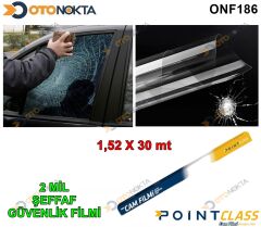 CAM FILMI GUVENLIK 1PLY 2MIL 152X30M SEFFAF POINT
