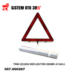 TRM ÜÇGEN REFLEKTÖR DEMİR AYAKLI |  | MUHTELİF ÜRÜNLER
