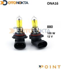 FAR AMPULU HALOJEN SARI 100W 12V  880 POINT