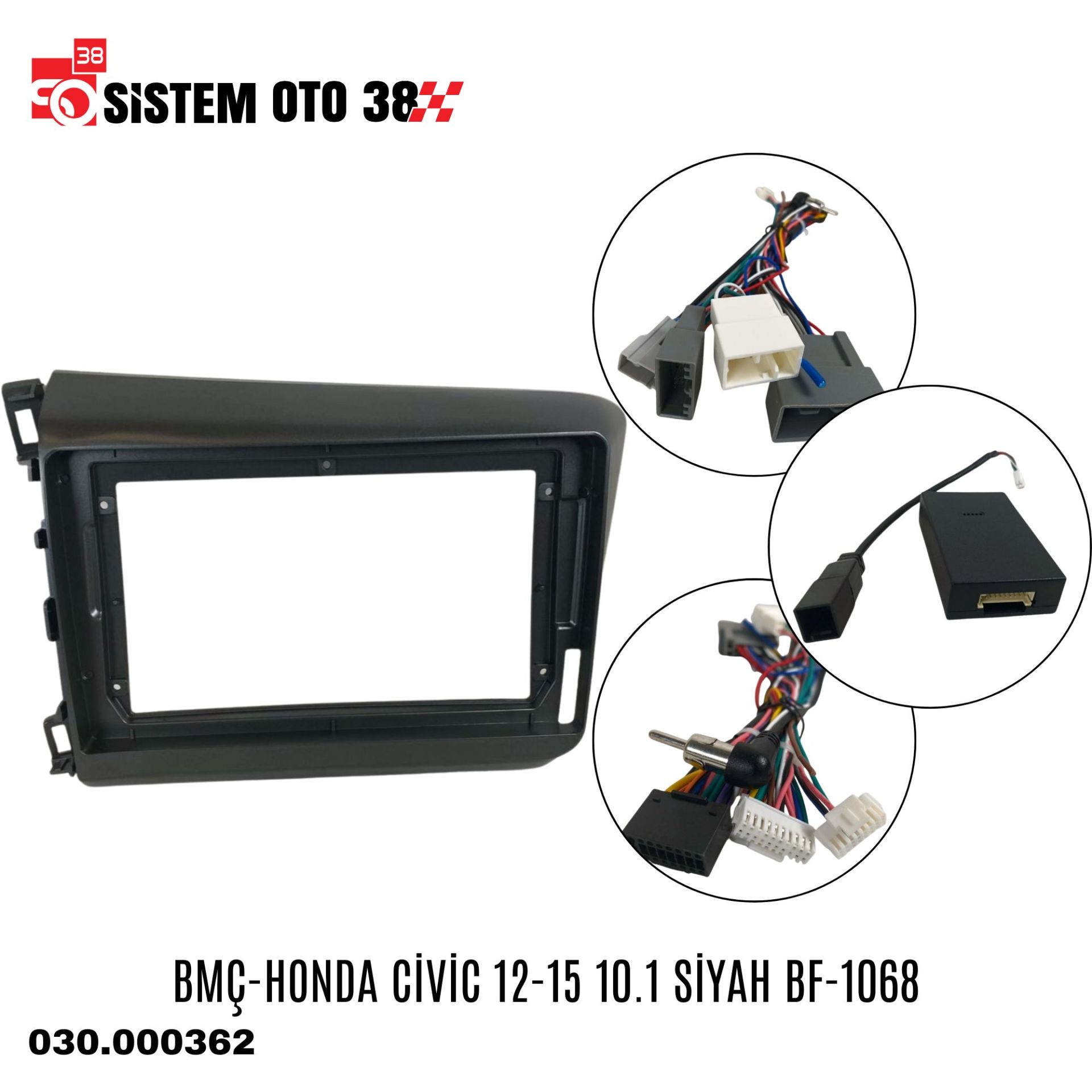 BMÇ-HONDA CİVİC 12-15 10.1 SİYAH BF-1068 |  | MULTİMEDYALAR