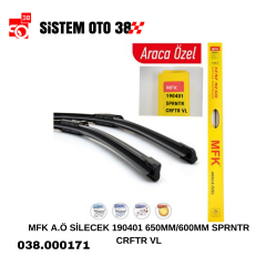 MFK A.Ö SİLECEK 190401 650MM/600MM SPRNTR CRFTR VL |  | SİLECEKLER