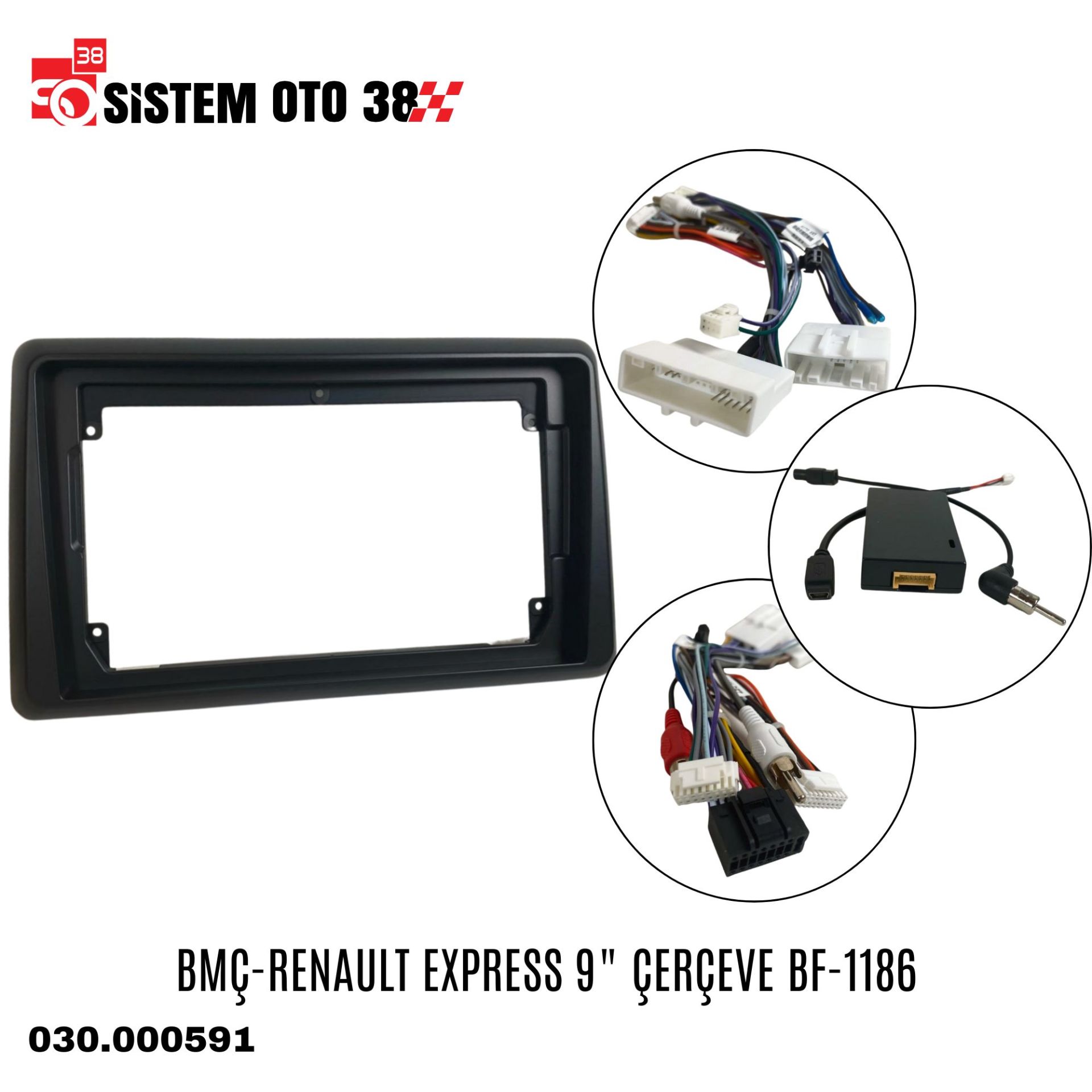 BMÇ-RENAULT EXPRESS 9'' ÇERÇEVE BF-1186 |  | MULTİMEDYALAR